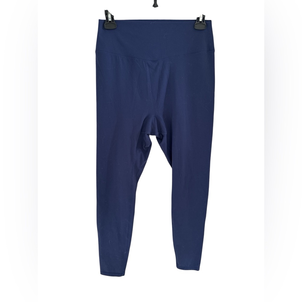 Buffbunny Leggings 25" Women Large Blue High Waisted Athletic Gym Yoga Pants - Picture 1 of 4